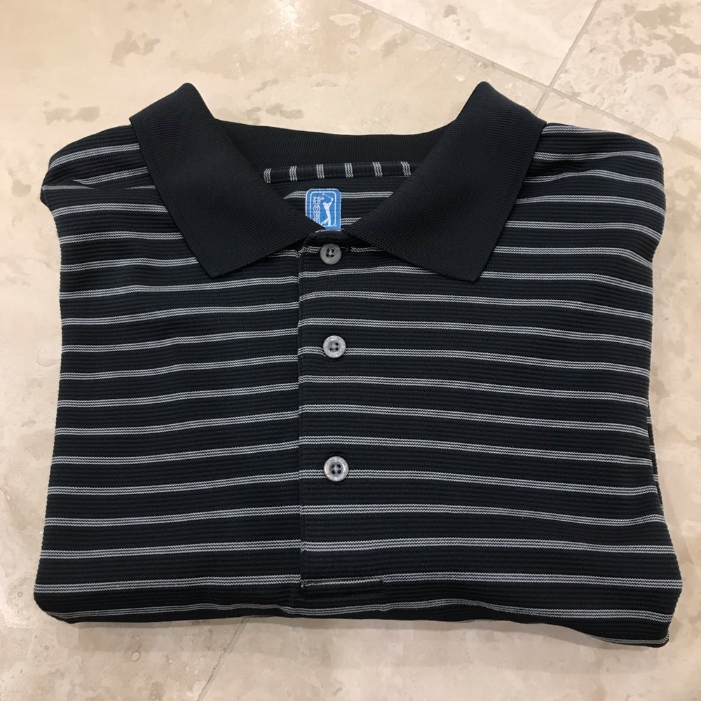 PGA Tour Long Sleeve Polo